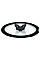 Кришка Tefal Ingenio 20см, скло, силікон, прозоро-чорний