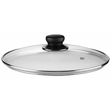 Кришка ARDESTO Gemini Gourmet, 24см, термостійке скло, нержавіюча сталь, бакеліт