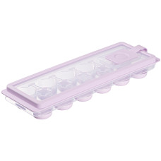 Форма для льоду з кришкою ARDESTO Fresh Cylinder, 27х9.5х3.8см, силікон, пластик, ліловий