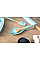 Пензлик ARDESTO Tasty Baking, 24см, силікон, дерево, блакитний