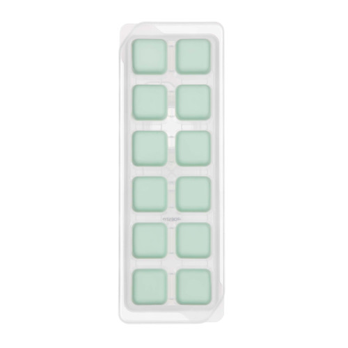 Форма для льоду з кришкою ARDESTO Fresh, 26х9.5х3.5см, силікон, пластик, зелений