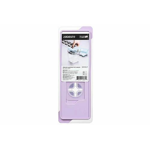 Форма для льда с крышкой ARDESTO Fresh, 27х9.5х3.8см, силикон, пластик, лиловый