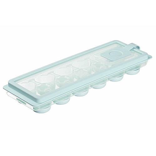 Форма для льда с крышкой ARDESTO Fresh Cylinder, 27х9.5х3.8см, силикон, пластик, голубой