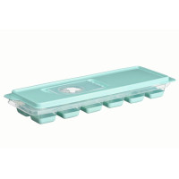 Форма для льда с крышкой ARDESTO Fresh, 27х9.5х3.8см, силикон, пластик, голубой