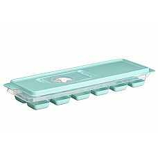 Форма для льоду з кришкою ARDESTO Fresh, 27х9.5х3.8см, силікон, пластик, блакитний