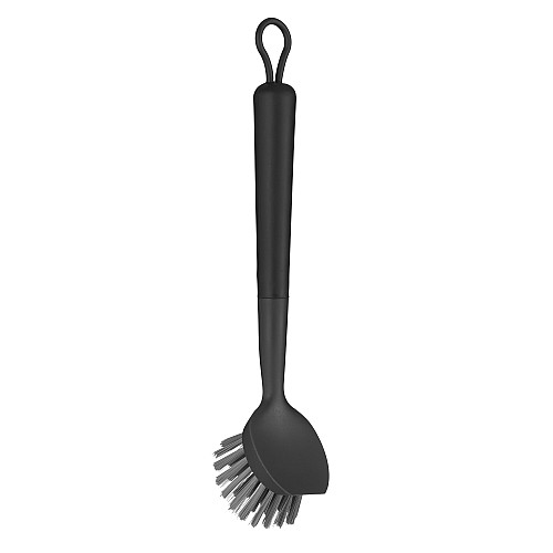 Щітка для миття посуду ARDESTO Minimalism 28х5x6см, пластик, сірий темний