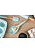 Пензлик ARDESTO Tasty Baking, 24см, силікон, дерево, блакитний