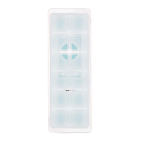 Форма для льоду з кришкою ARDESTO Fresh, 26х9.5х3.5см, силікон, пластик, синій