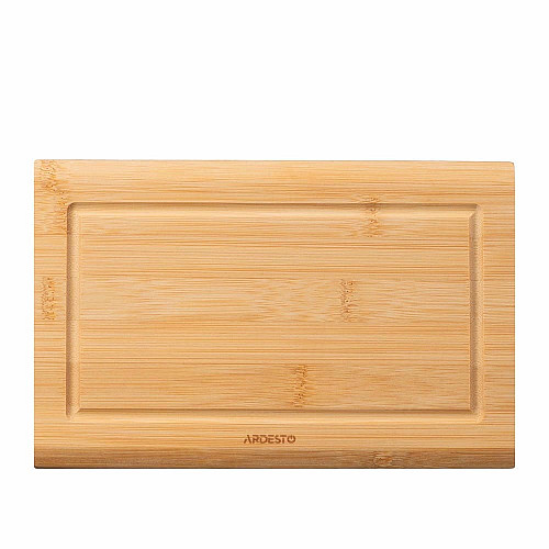 Дошка кухонна з жолобом ARDESTO Midori, 25х16х1.5см, бамбук