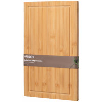 Дошка кухонна з жолобом ARDESTO Midori, 40х28х1.5см, бамбук