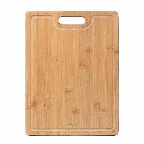 Дошка кухонна з жолобом ARDESTO Midori, 40х30х1.5см, бамбук