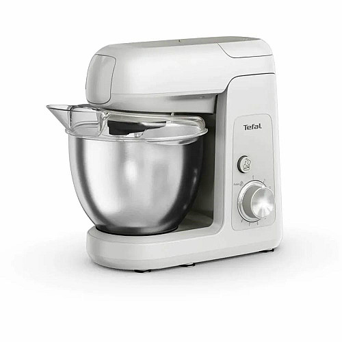 Кухонная машина Tefal Bake Partner 1100Вт, чаша-металл, корпус-пластик, насадок-8, белый