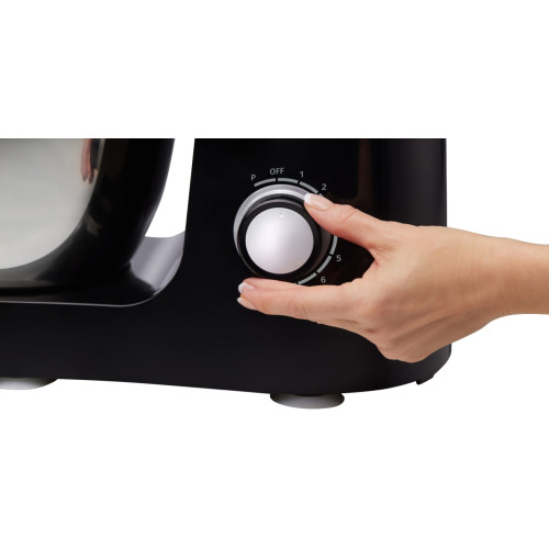 Кухонна машина Gorenje 1500Вт, чаша-метал, корпус-пластік-7л, насадок-3, чорний
