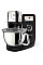 Кухонная машина Tefal I-Coach Touch, 1200Вт, чаша-металл, корпус-металл+пластик, дисплей, насадок-3, подкл. к смартфону, черный