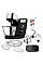 Кухонная машина Tefal I-Coach Touch, 1200Вт, чаша-металл, корпус-металл+пластик, дисплей, насадок-3, подкл. к смартфону, черный