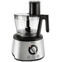 Кухонна машина Philips Avance Collection 1300Вт, чаша-пластик, корпус-метал, насадок-12, метал-чорний