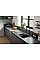 Мойка кухонная Hansgrohe S52, гранит, прямоугольник, с крылом, 980х480х190мм, чаша – 1.5, накладная, S520-F530, черный графит