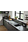 Мойка кухонная Hansgrohe S52, гранит, прямоугольник, с крылом, 980х480х190мм, чаша – 1, врезная, S52-F480, серый камень