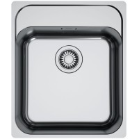 Мийка кухонна Franke Smart, нерж.сталь, прямокутник, без крила, 430х510мм, чаша - 1, монтаж врівень, SRX 210-40 TL, нерж поліров.