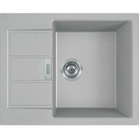 Кухонна мийка Franke Sirius 2.0, тектонайт, прямокутна, з крилом, 620х500х200, чаша-1, врізна, S2D 611-62, сірий