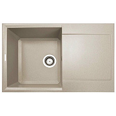 Мийка кухонна Adamant Horizon, штучний камінь, прямокут., з крилом, 780х495х230мм, чаша - 1, врізна, Avena