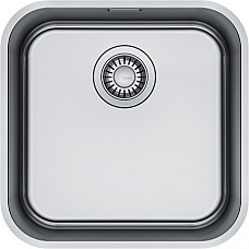 Мийка кухонна Franke Smart, нерж.сталь, квадрат, без крила, 399х399мм, чаша - 1, монтаж під стільницю, SRX 110-40, нерж поліров.