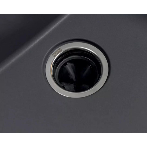 Комплект - мийка MRG 610-52 TL фраграніт, чорний матовий, 114.0668.819 і подрібнювач харч. відходів SLIM 50, 134.0715.098, вкл. Сифон