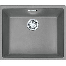Кухонна мийка Franke Sirius, тектонайт, врізна, без крила, чаша-1, 525х440х200, SID 110-50, сірий
