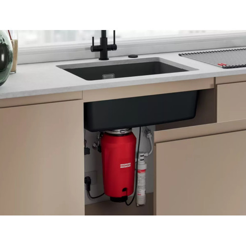 Комплект - мийка SRX 210-50 TL нерж. сталь поліров., 127.0703.299 і подрібнювач харч. відходів SLIM 50, 134.0715.098, вкл. Сифон