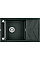 Мойка кухонная Deante Magnetic, гранит, прямоугольник, с крылом, 820х500х219мм, чаша – 1, накладная, металлический графит.