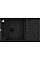Мойка кухонная Deante Magnetic, гранит, прямоугольная, с крылом, 820х500х219мм, чаша - 1, накладная, черный матовый