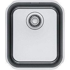 Мийка кухонна Franke Smart, нерж.сталь, прямокутник, без крила, 341х401мм, чаша - 1, монтаж під стільницю, SRX 110-34, нерж поліров.