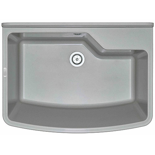 Мойка кухонная Deante Garden, полистирол, прямоуголь., 610х445х302мм, чаша - 1, к стене, серый