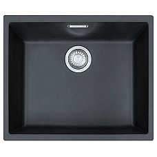 Мийка кухонна Franke Sirius, тектонайт, прямокутник, без крила, 525х440х200мм, чаша - 1, врізна,  SID 110-50 , чорний