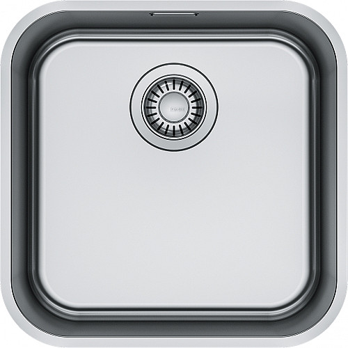 Мойка кухонная Franke Smart, нерж.сталь, квадрат, без крыла, 399х399мм, чаша – 1, монтаж под столешницу, SRX 110-40, нерж полиров.