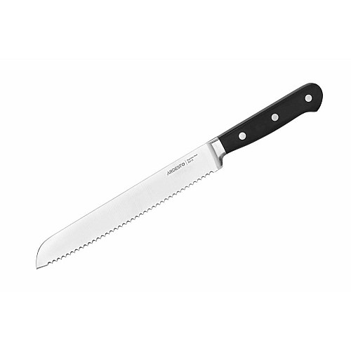 Кухонный нож для хлеба ARDESTO Black Mars, 20.3см, нержавеющая сталь, дерево, черный