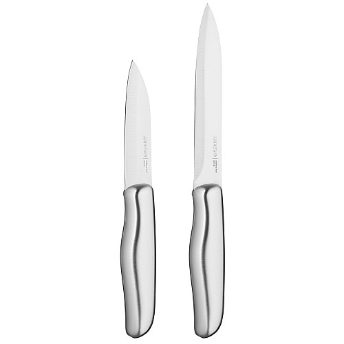 Набор ножей ARDESTO Gemini Gourmet, 2 предмета, нержавеющая сталь, пластик, серый