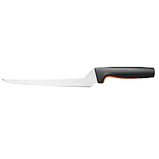 Кухонний ніж філейний Fiskars Functional Form, 21.6см, нержавіюча сталь, пластик, чорний