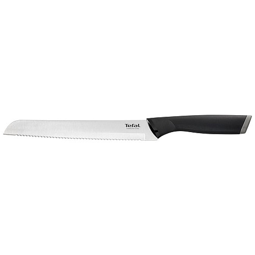 Набор ножей Tefal Comfort с деревянной подставкой, 5шт. нержавеющая сталь, пластик, дерево, черный