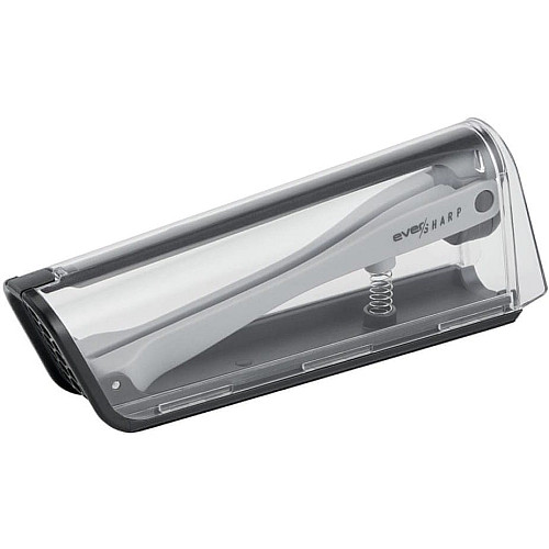 Кухонный нож поварской Tefal Eversharp, 16.5см, с чехол-точилкой нержавеющая сталь, пластик, черный