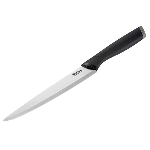 Набор ножей Tefal Comfort с деревянной подставкой, 5шт. нержавеющая сталь, пластик, дерево, черный