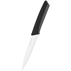 Кухонний ніж універсальний ARDESTO Gemini Gourmet, 12.8см, нержавіюча сталь, пластик, чорний