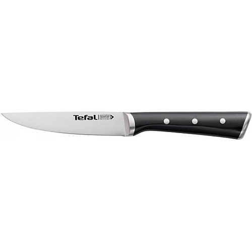 Кухонный нож универсальный Tefal Ice Force, 11см, нержавеющая сталь, пластик, черный
