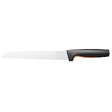 Кухонный нож для хлеба Fiskars Functional Form, 21.3см, нержавеющая сталь, пластик, черный