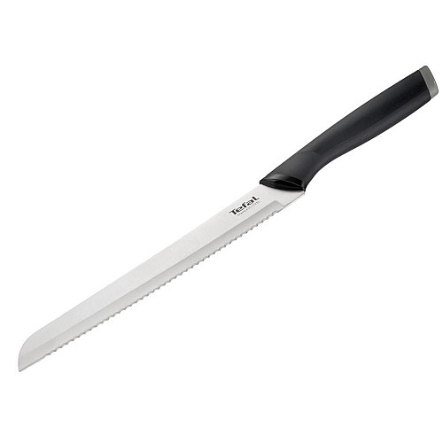 Набор ножей Tefal Comfort с деревянной подставкой, 5шт. нержавеющая сталь, пластик, дерево, черный