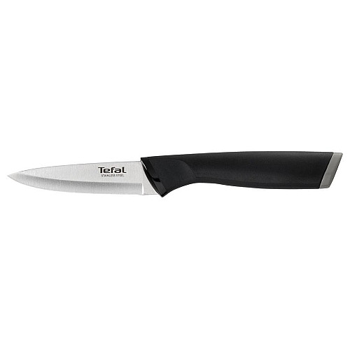 Набір ножів Tefal Essential, 3шт, нержавіюча сталь, пластик, чорний