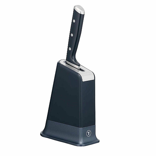 Кухонный нож шеф-повара Tefal EverSharp, 2 предмета, 16.5см, нержавеющая сталь, бакелит, черный