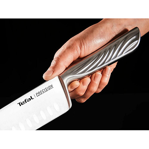 Кухонний ніж сантоку Tefal Precision, 16.5см, нержавіюча сталь