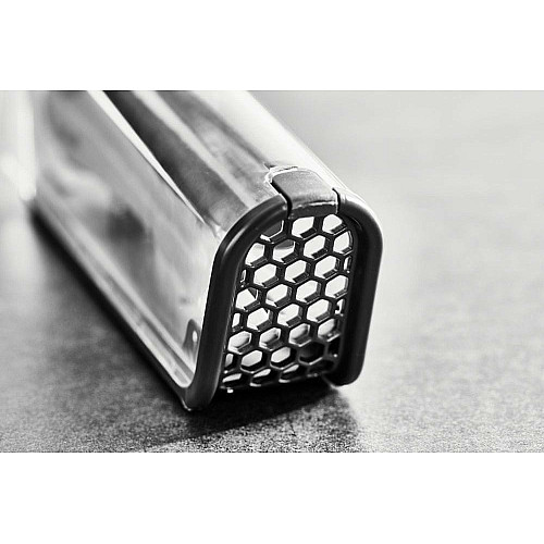 Кухонный нож поварской Tefal Eversharp, 16.5см, с чехол-точилкой нержавеющая сталь, пластик, черный