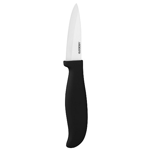 Нож керамический для овощей ARDESTO Fresh, 7.5см, керамика, пластик, черный
